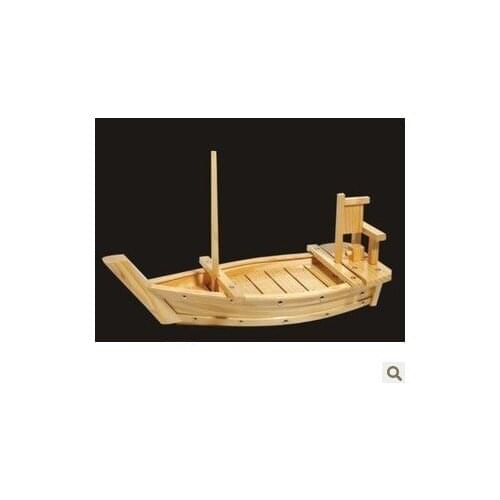 Shiraki Korean Japanese wood sushi boat dragon boat rod supplies sashimi Japan sushi wooden boat ice