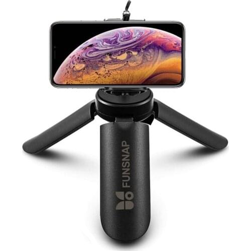 Funsnap Tripod for Phone Holder Camera Tripod Stand Handle Gimbal For Smooth 4 Camera Gopro 7 6 5 4 Mini Desk Tripods