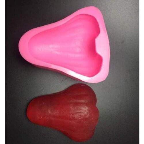 Handmade Soap Silicone Mold Aromatherapy Bath Soap with Loofah Soap Strawberry Fruit Wax Mold Aroma Stone Molds Natural Moulds