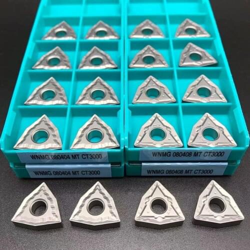 Lathe insert WNMG080404 WNMG080408 MT CT3000 CNC lathe cermet insert WNMG 080404 MT Machine tool accessories Metal turning tools
