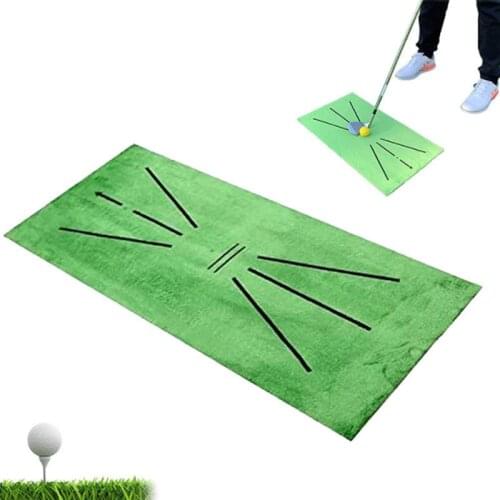 Golf Training Mat Swing Detection Hitting Indoor Practice Aid Cushion Golfer Practice Training Sports Accessories