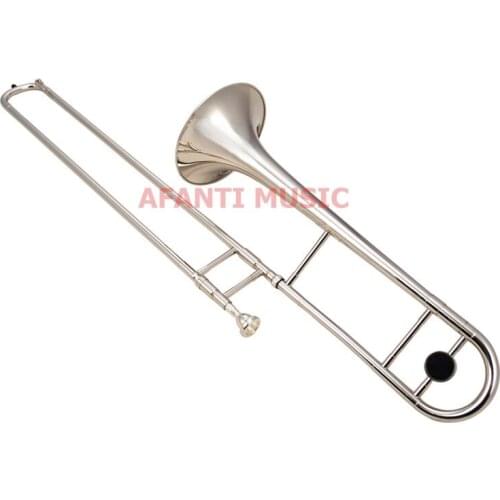 Afanti Tenor Falling Tune B Brass Body Silver Plated Trombone (ATB-101)
