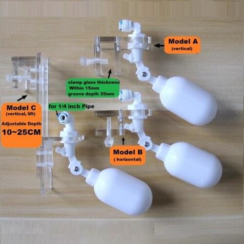 1pc Durable Fish Tank Hydrating Device Automatic Filling Water Replenishing Floating Ball Valve Aquarium Water Level Controller