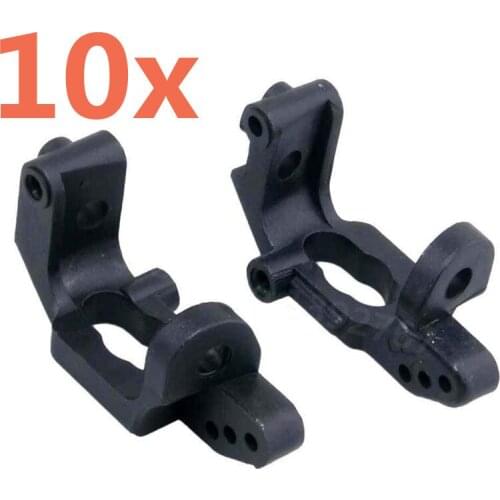 10 Pieces RC Car Parts Accessories 02015 Plastic Front Hub Carrier(L/R) Base C Fit HSP 1/10th 1:10 On-Road RC Cars Buggy Truck