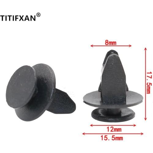 20PCS Auto Skirt Bottom Edge Guard Clips for Mitsubishi Outlander V5 Plastic Fasteners