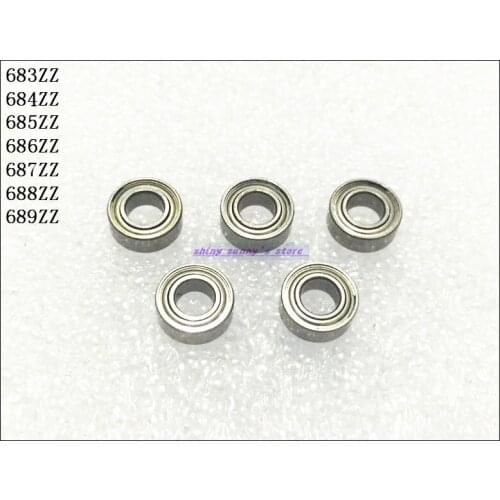30-40 pcs/Lot 683zz, 684zz, 685zz, 686zz, 687zz, 688zz, 689zz Thin Wall Deep Groove Ball Bearing Miniature Bearing Brand New