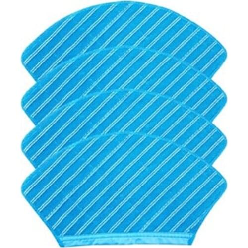 4pcs Robot Mop Cloths for Midea M7 Pro Robotics Vacuum Cleaner Parts Cleaning Mop Replacement