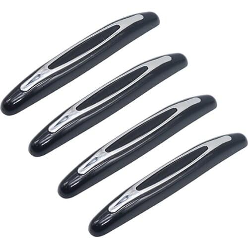 4pcs cool Car Door Guard Edge Corner Protector Guards Buffer Trim Molding Protection Strip Scratch Protector Car Door Crash Bar