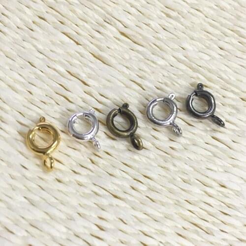 6*9MM 200Pcs Mix Colors Snap Hooks Jewellery Clasps Jewelry Findings & Accessories