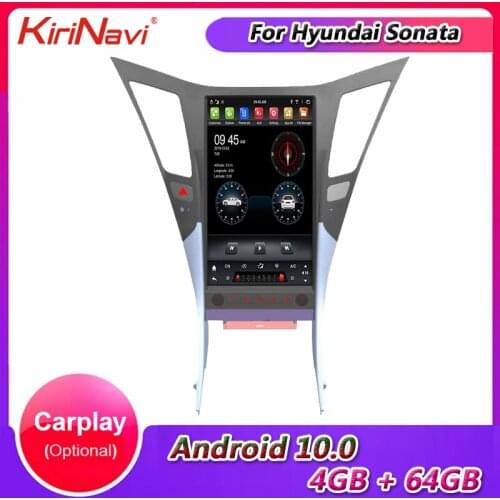 KiriNavi 13.6" Vertical Screen Android 10.0 Auto Radio For Hyundai Sonata Car Multimedia Player Stereo GPS Carplay 4G 2010-2014