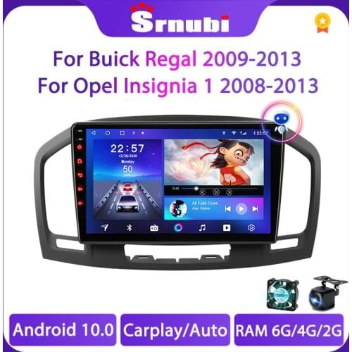 Srnubi 2 Din For Buick Regal 2009-2013 Opel Insignia Car Radio Multimidia Video Player Navigation GPS 2din Carplay DVD Head unit