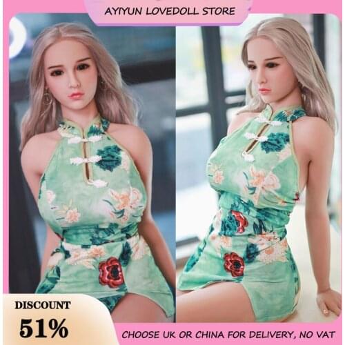 AYIYUN Silicone Sex Doll with Sexy Breast Love Doll Realistic Sexy Toys for Men with Metal Skeleton Vaginal Real Pussy Anal