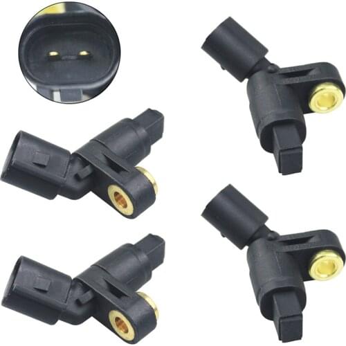 4pcs Front & Rear Left & Right ABS Wheel Sensor Fit For VW AUDI MK4 Golf TT Beetle OE# 1J0927803 1J0927804 1H0927807 1H0927808