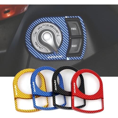 For Yamaha Aerox155 NVX155 2015-2019 Motorcycle Lgnition Key Switch Seat Electric Door Lock Protector Cover Cap Guard Decorative