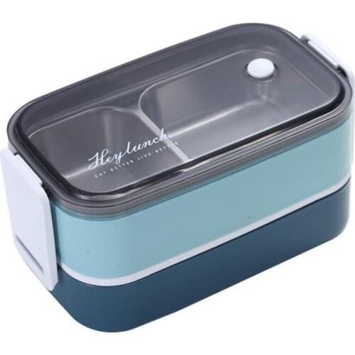 Double-layer Thermal Insulation Lunch Box For Students Food Container Tableware Accessories
