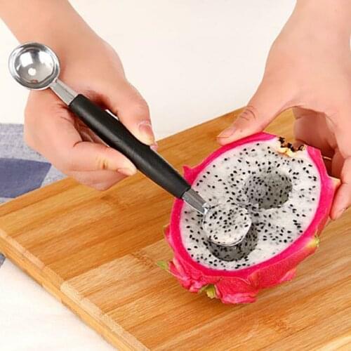 Unique Stainless Steel Fruit Ball Digger Dig Fruit And Remove Seeds Tool Ball Digger Fruit Scoop Fruit Digger