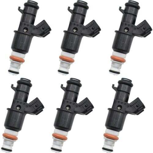 6pc genuine 16450-RAA-A01 Fuel Injectors For 2005-2011 Honda Accord CR-V Element 2.4L l4 16450RAAA01