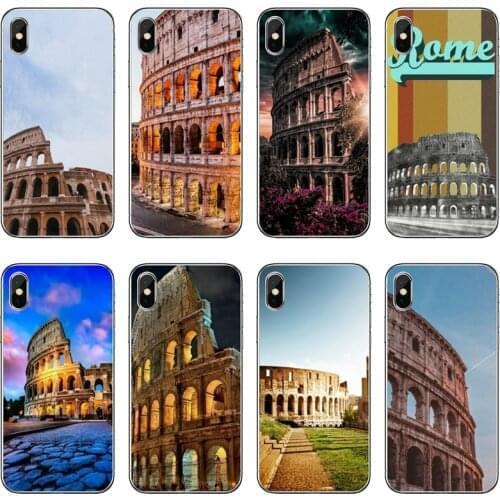 Colosseum Rome Italy Pattern Silicone Phone Case For Xiaomi Redmi 9T 9C 9A 7 7A K20 6 6A S2 Redmi Note 9S 9T 9 8 8T 7 6 5A Pro