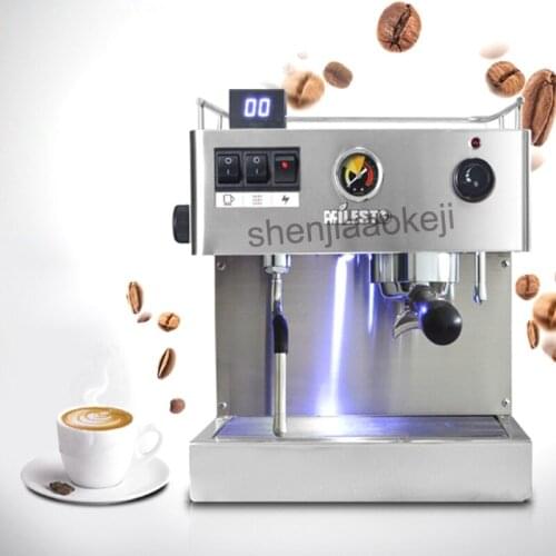 Commercial semi-automatic coffee machine EM-19-M2 stainless steel Italian coffee making machine Espresso coffee maker 2500W 1PC