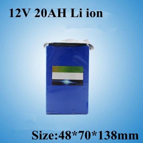 12v 20ah Lithium Ion Battery 18650 Li Ion BMS 3s Bateria for Power Supply 180W 200W Lawn Mower Toys Golf Trolley + Charger