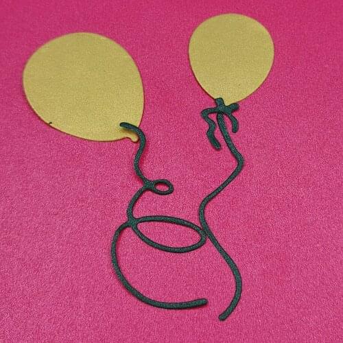 New Cutting Dies Balloon Die For Embossing Hand Embossing Die Scrapbooking Dies Metal Wedding Dress Card Making Supplies Diy