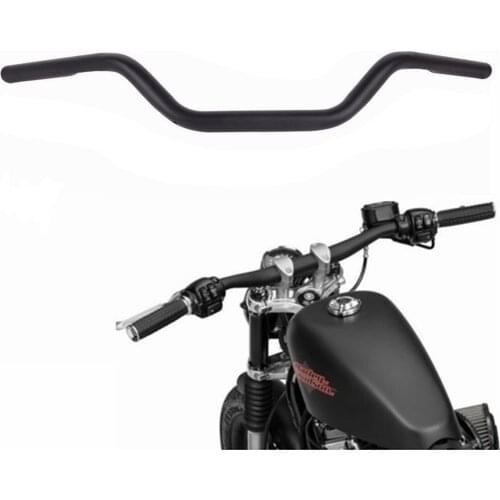 New 7/8" 22mm Black Motorcycle Drag Bar Handlebar For Harley Honda Suzuki Yamaha