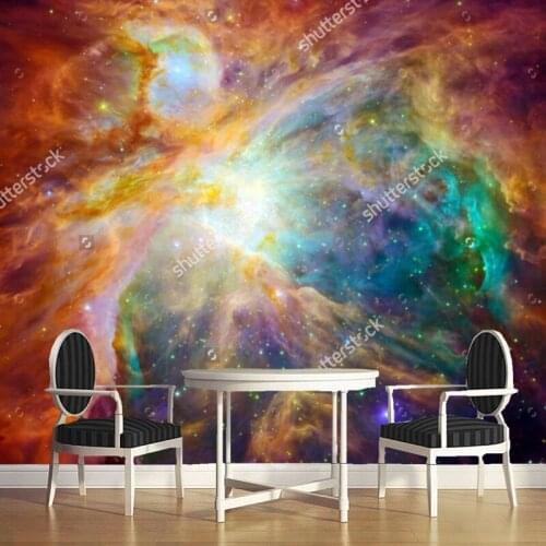 Universe wallpaper, 3D modern landscape for the living room dining room ceiling background wall waterproof wallpaper