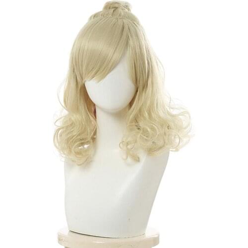 Game Animal Cosplay Crossing Isabelle Wig 30cm Lolita Heat Resistant Synthetic Hair Party Wigs
