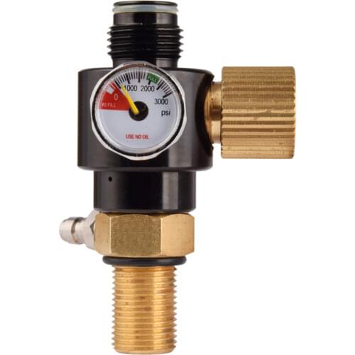 PCP Paintball Adjustable Regulator 300psi/3000psi Adjust G1/2-14 Male Female