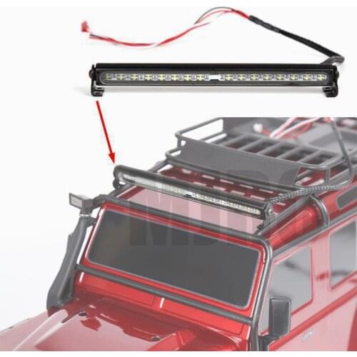 RC Crawler Light Bar LED Roof Lights Kit for Traxxas TRX4 TRX-4 Axial SCX10 II 90046 RC4WD D90 RC Simulation Climbing Car