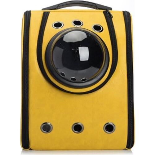 Pet Going Out Carrying Bag Space Backpack PU Space Capsule Going Out Breathable Cat Bag Portable Dog Bag Backpack