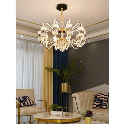 Lamp in the Living Room Modern Simple Home Atmospheric Light Arm Luminous Restaurant Bedroom Light Whole House Package