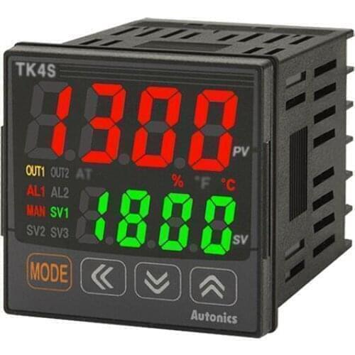 TK4S-24CN Temp Control, 1/16 DIN, 2 Alarm, Current or SSR Drive Output, 100-240VAC