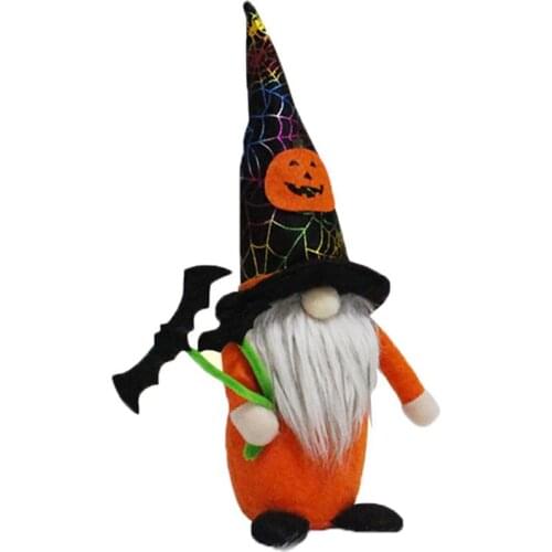 Halloween Gnome Decor Plush Cotton Scary Dwarf Doll Dwarf Ornament Faceless Doll Faceless Holiday Party Decorations