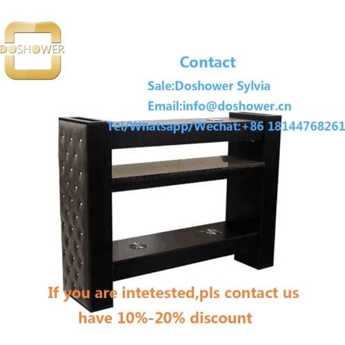 Uv light nail dryer table for nail dryer table with leather cover of beauty salon used nail dryer table for sale