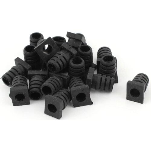 UXCELL 20pcs 19x10x7mm Rubber Strain Relief Cord Boot Cable Sleeve Hose Protector for Power Tool