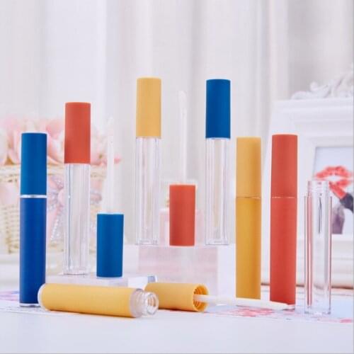 10/30/50pcs 5ml Empty Lip Gloss Tube Container Clear Lip Balm Tubes Round Lipstick Refillable Bottles Lipgloss Packing Bottles