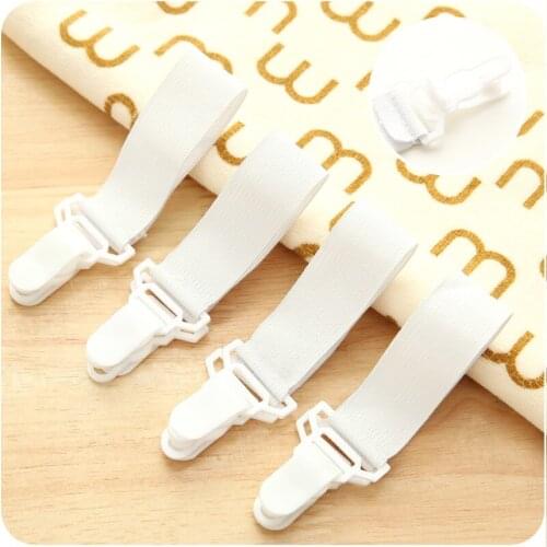 4PCS Sheet Buckle Bed Clamp Holder Mattress Cover Blankets Grippers Clip Fasteners Elastic Set Home Organizer Suspenders Hook