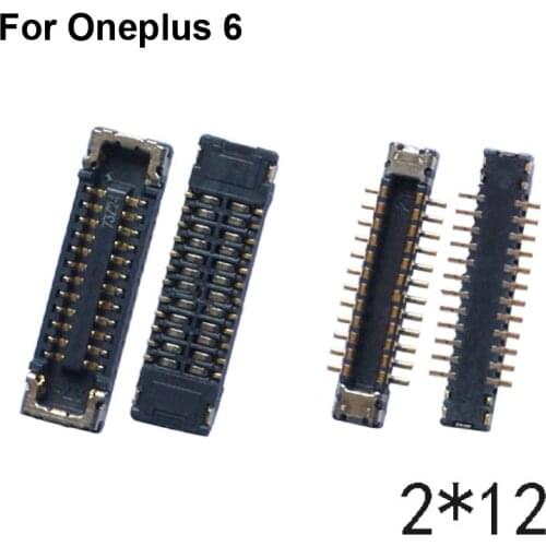 5PCS Dock Connector Micro USB Charging Port FPC connector For One plus 6 Six logic on the flex cable For Oneplus 6 oneplus6