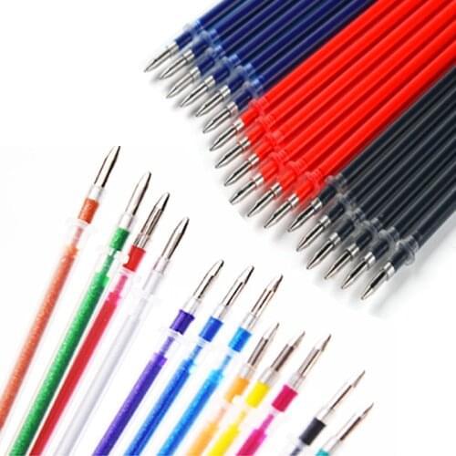 High quality Black Blue Red Multicolor Ink Refill Gel Pen for Fine Nib Ink cartridge School Student office stationery Love Gift