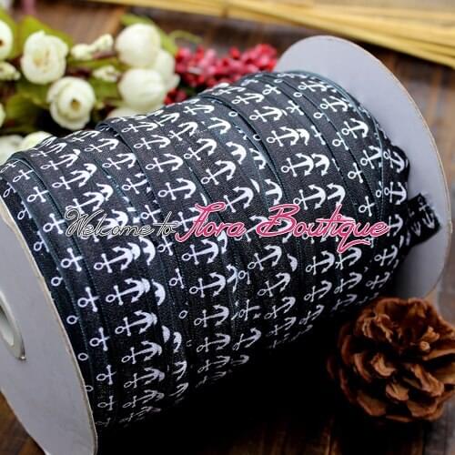 FLRA ElasticAnchor printed elastic printed fold over elastic foe wholesale 5/8 foe