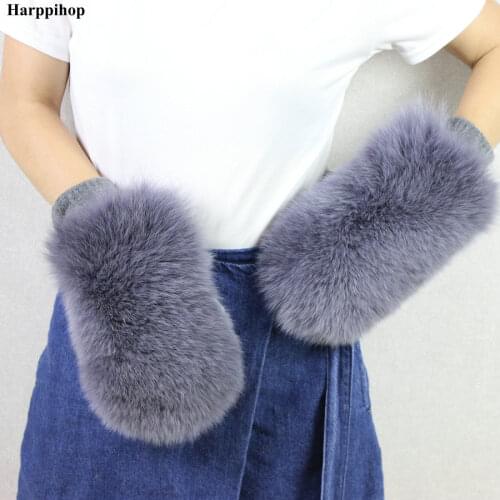 HARPPIHOP Women's Fur Mittens China