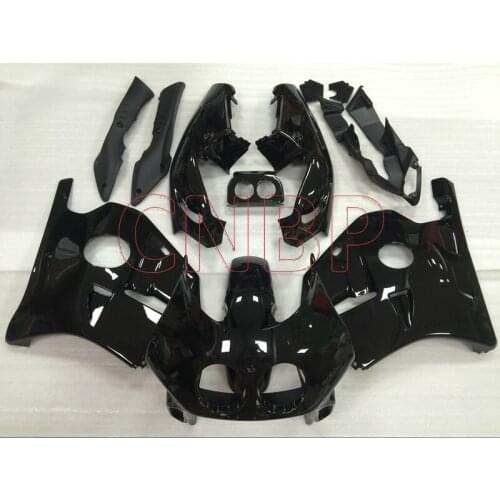 Body Kits CBR250 RR 1990 - 1994 MC22 Black Fairings for Honda Cbr250rr 1991 Plastic Fairings CBR 250 RR 1993 no paint