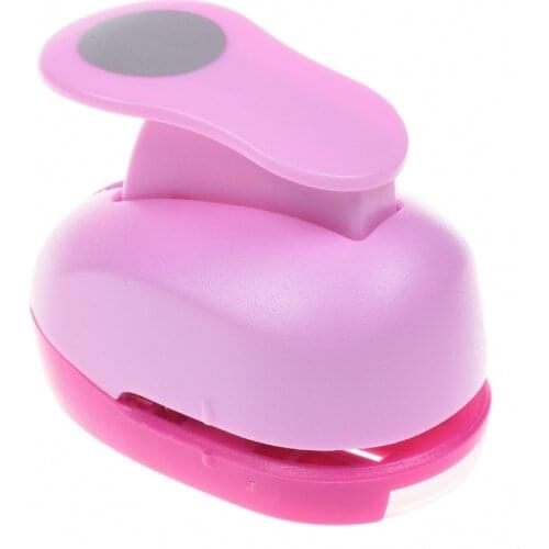 Random Color 1inch Circle Paper Craft Punch Tool