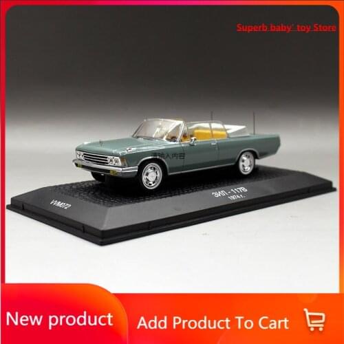 Diecast Alloy 1/43 Scale 1974 Soviet Union Zil 117B President Review Car Retro Simulation Vehicle Model Hot Toys Collection Car