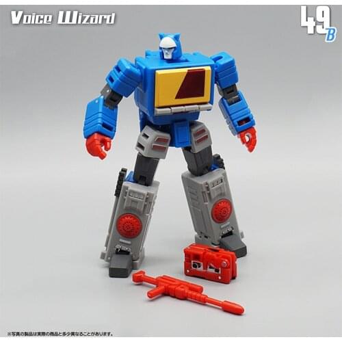 MFT Transformation MF-49B MF49B Voice Wizard Blaster Emitter Recorder Model Pocket War MechFans Action Mini Figure Robot Toys