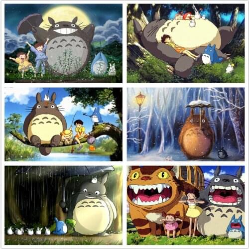 Cartoon Anime Painting DIY Diamond Mosaic Cross Stitch Kits Diamond Embroidery Full Home Decor 5D Diamond Painting