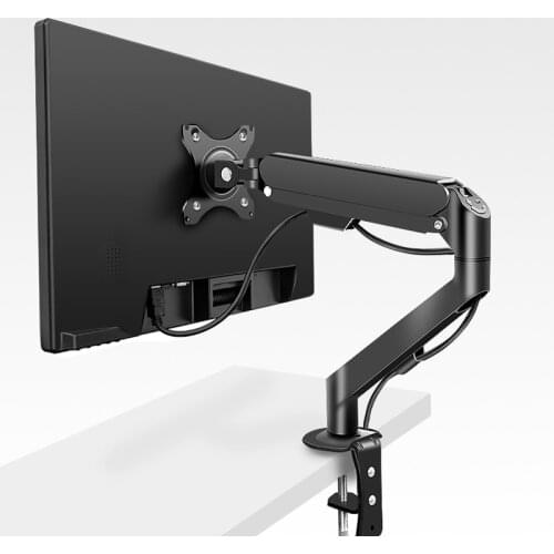 M5 Desktop Gas Spring 17-30" LCD LED Monitor Holder Articulated Arm Load 2-9kg Full Motion Strut Soport Monitor Mount PC Support