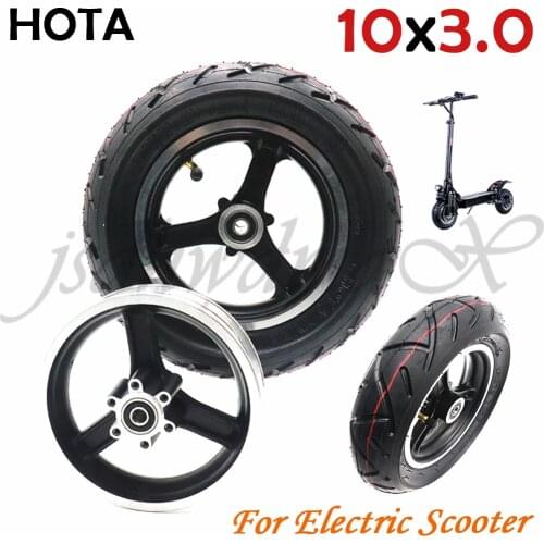 Newest 10 inch Folding electric scooter wheel tire alloy rim 10x3.0 tire Tyre For KUGOO M4 PRO Electric Scooter wheel 10*3.0