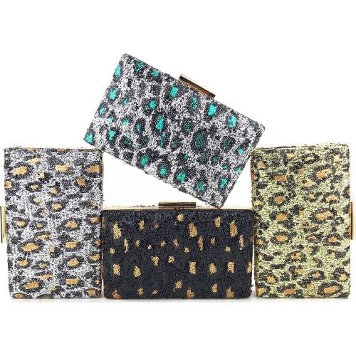 2021 new manufacturer direct selling leopard print ladys Dinner Bag purses